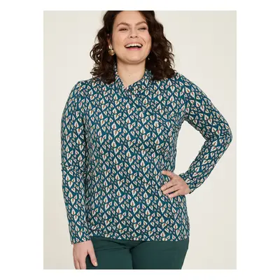 Blue patterned T-shirt Tranquillo - Women