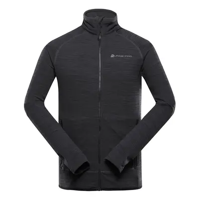 Men's quick-drying sweatshirt with cool-dry ALPINE PRO ONNEC black