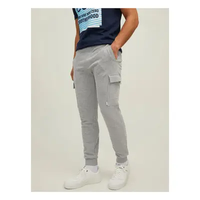 Light Grey Men's Mardle Sweatpants with Jack & Jones Gordon Pockets - Men