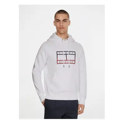 White Mens Hoodie Tommy Hilfiger - Men