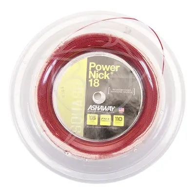 Ashaway PowerNick Zyex Red 1.15mm Squash String (110m Roll)