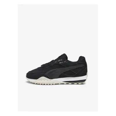 Puma Blktop Rider Femme Black Suede Sneakers - Women