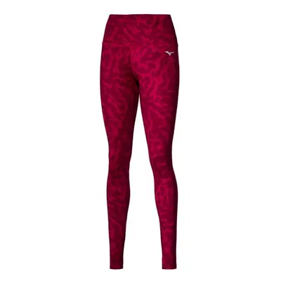 Women's Mizuno Printed Tight /Persian Red Trousers