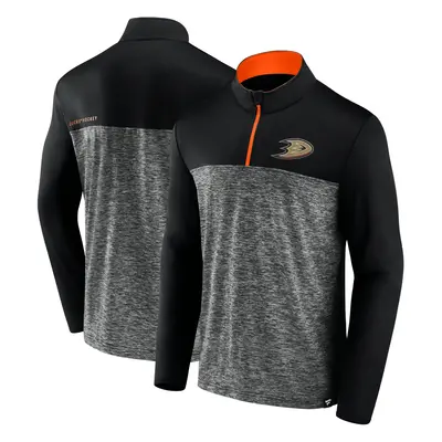 Fanatics Mens Iconic Defender 1/4 Zip Anaheim Ducks Men's Sweatshirt