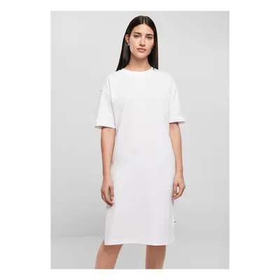 Women's dress with slit white