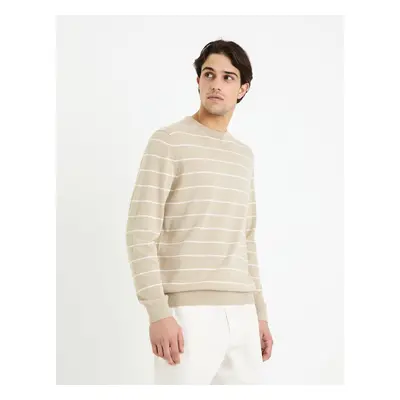 Celio Striped Sweater Decoton - Men's