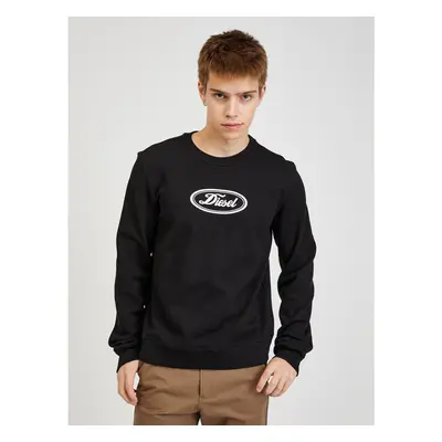 Black Men's Sweatshirt Diesel - Men