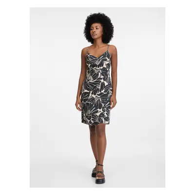 Orsay Black Women's Patterned Short Dress - Women's