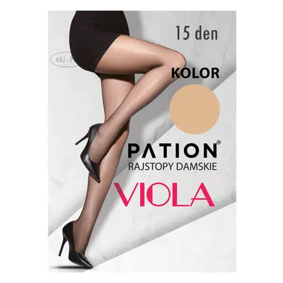 Raj-Pol Woman's Tights Pation Viola DEN Visione