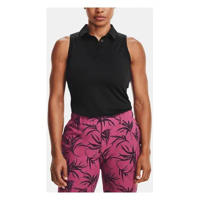 Under Armour Tank Top UA Zinger Sleeveless Polo-BLK - Women