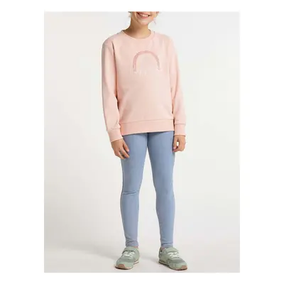 Light pink girly sweatshirt Ragwear Evka - Girls