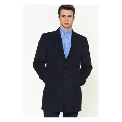 PLT8390 DEWBERRY MEN'S COAT-NAVY BLUE