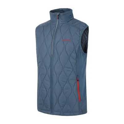 Men's filled ultralight vest HUSKY Nimesie faded turquoise