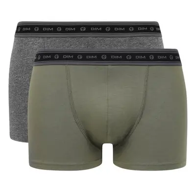 DIM GREEN ECOSMART BOXER 2x - Men's bio boxers pcs - green - dark green