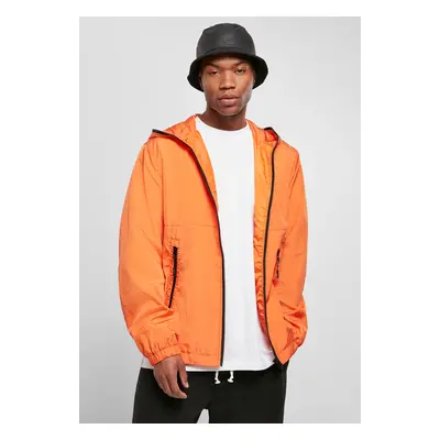 Full Zip Nylon Crepe Jacket Tangerine