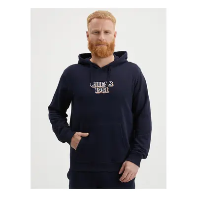 Dark blue Mens Hoodie Guess - Men