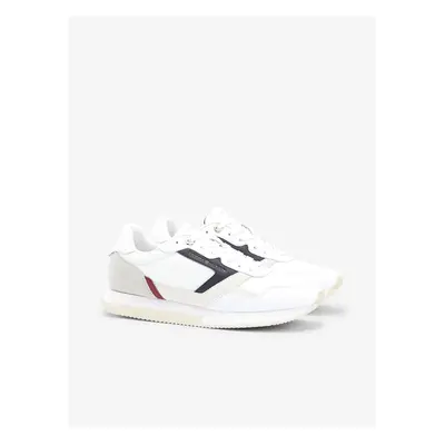 Tommy Hilfiger Essential Runner White Women's Leather Sneakers - Women