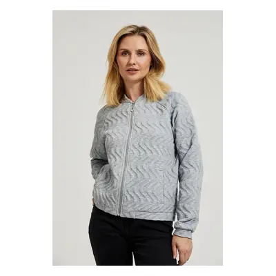 Women's bomber jacket Moodo - gray