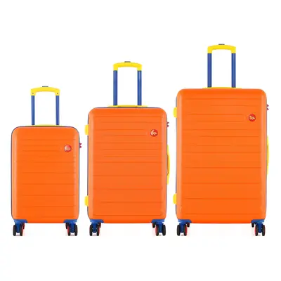 Semiline Unisex's 3-in-1 ABS Suitcases Set T5843-0