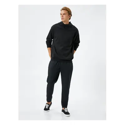 Koton Jogger Sweatpants Laced Waist Pocket Detailed