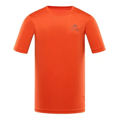 Men's quick-drying T-shirt ALPINE PRO BASIK spicy orange