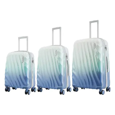 Semiline Unisex's ABS Suitcase Set T5648-0 Mint/Blue