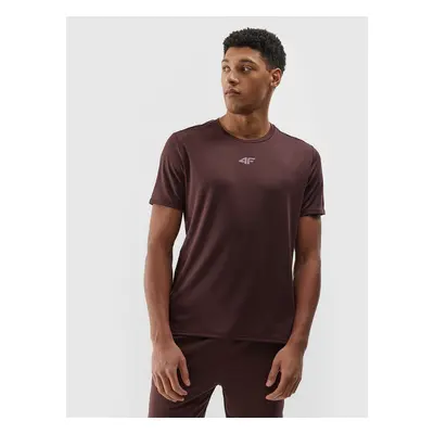 Men's Sports Quick-Drying T-Shirt 4F - Brown