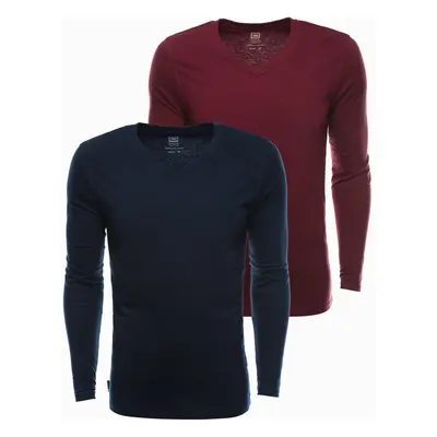 Ombre Men's plain longsleeve - mix