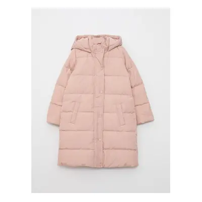 LC Waikiki Hooded Basic Girl's Coat