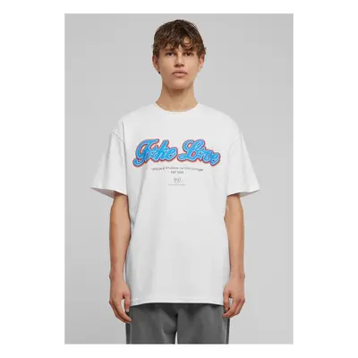 Men's T-shirt F*ke L*ve Heavy Oversize white