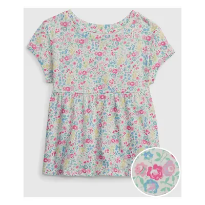 GAP Children's Flowered T-shirt - Girls