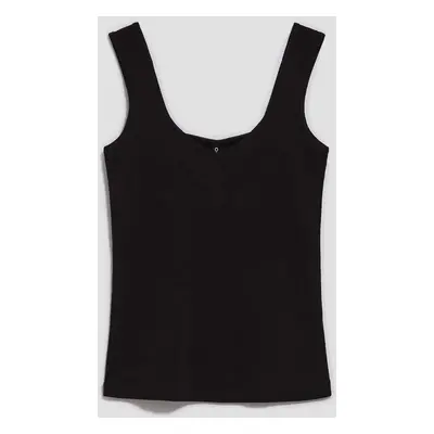 WOMEN'S TOP L-TS-4079 BLACK