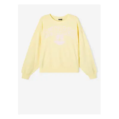 Yellow girly sweatshirt name it Dollege - Girls