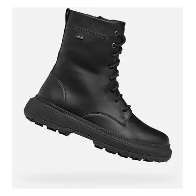 Black women's ankle boots Geox Lamidie + Grip ABX - Women's