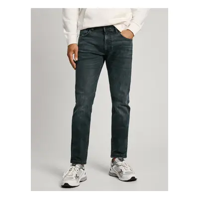 Dark Blue Men's Straight Fit Jeans Pepe Jeans - Men's