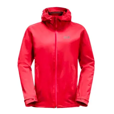 Women's Jacket Jack Wolfskin Pack & Go Shell Tulip Red