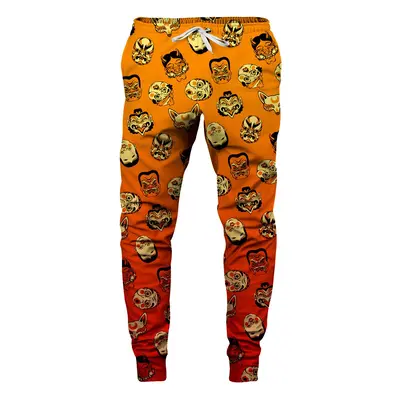 Aloha From Deer Unisex's Kabuki Mask Burning Sweatpants SWPN-PC AFD924