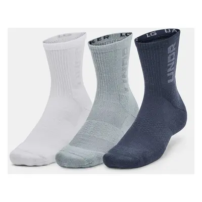 Under Armour Socks UA 3-Maker 3pk Mid-Crew-GRY - Unisex