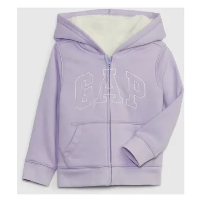 GAP Kids Insulated Sweatshirt with Logo - Girls