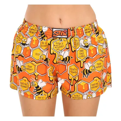 Women's boxer shorts Styx art classic elastic Bees