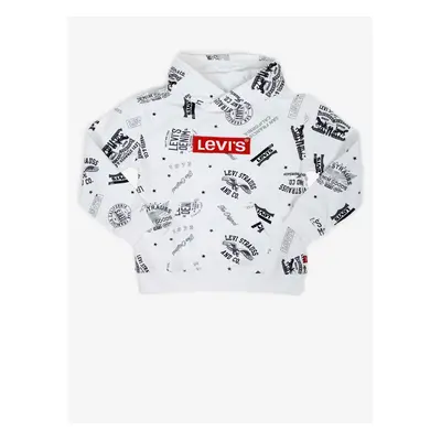 Levi&#39;s White Kids Patterned Hoodie Levi&#39;s® - Boys