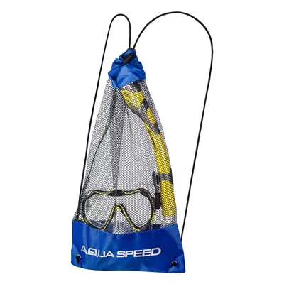 AQUA SPEED Unisex's Diving Set Java&Elba Pattern