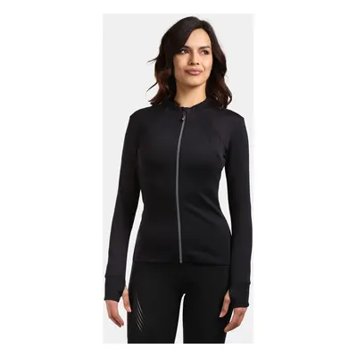 Women's sports sweatshirt without hood Kilpi LAJEN-W Black