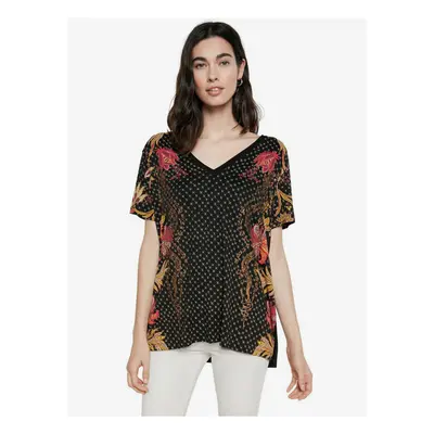 Black T-shirt Desigual TS Praga - Women