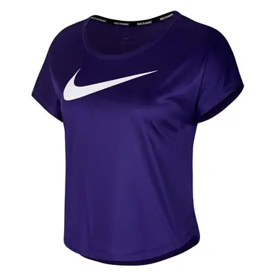 Nike Swoosh Run Top Purple, Women's