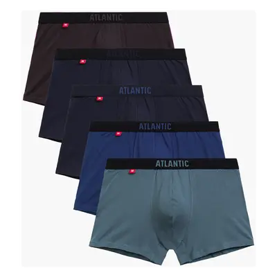 Men's Boxer Shorts ATLANTIC 5Pack - Multicolored