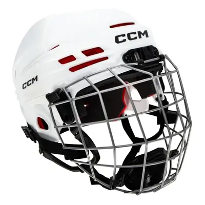 CCM Tacks white Ice Hockey Helmet Combo Pupil (youth)