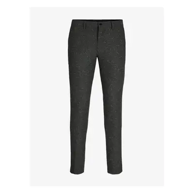 Dark grey men's trousers with wool Jack & Jones Franco - Men