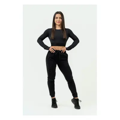 Nebbia Intense Women's High-Waist Joggers Signature Black Sweatpants