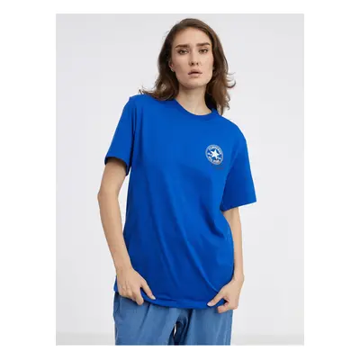 Blue Women's T-Shirt Converse - Women